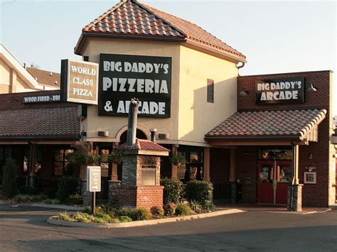 Big daddy's pizza pigeon forge - Big daddy's pizzeria is a Sevierville Tennessee pizza place that from all accounts I could find is the areas too most recommended and lauded pizza joint. ... Darantzy (Pigeon Forge, TN) By Jay S. 35. East Tenn. By Kelly B. 61. TN X-MAS. By Aliyah M. 13. Tennessee. By Chad J. People Also Viewed. Big Daddy’s Pizzeria. 513